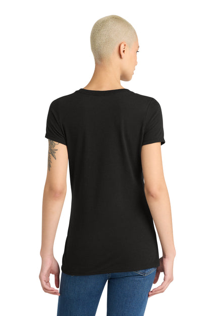 District Women's Perfect Tri V-Neck Tee. DM1350L (Choose Your Design)