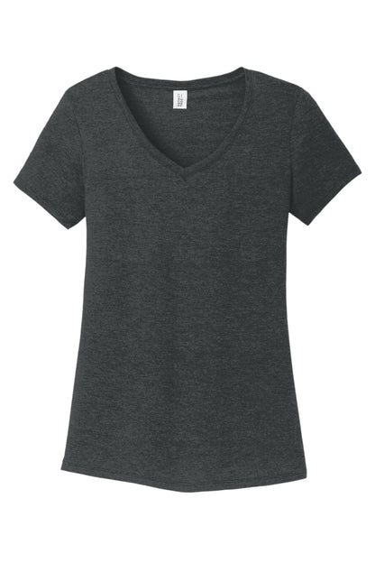 District Women's Perfect Tri V-Neck Tee. DM1350L (Choose Your Design)