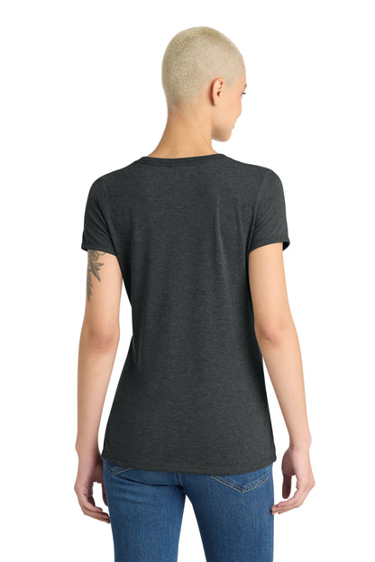 District Women's Perfect Tri V-Neck Tee. DM1350L (Choose Your Design)