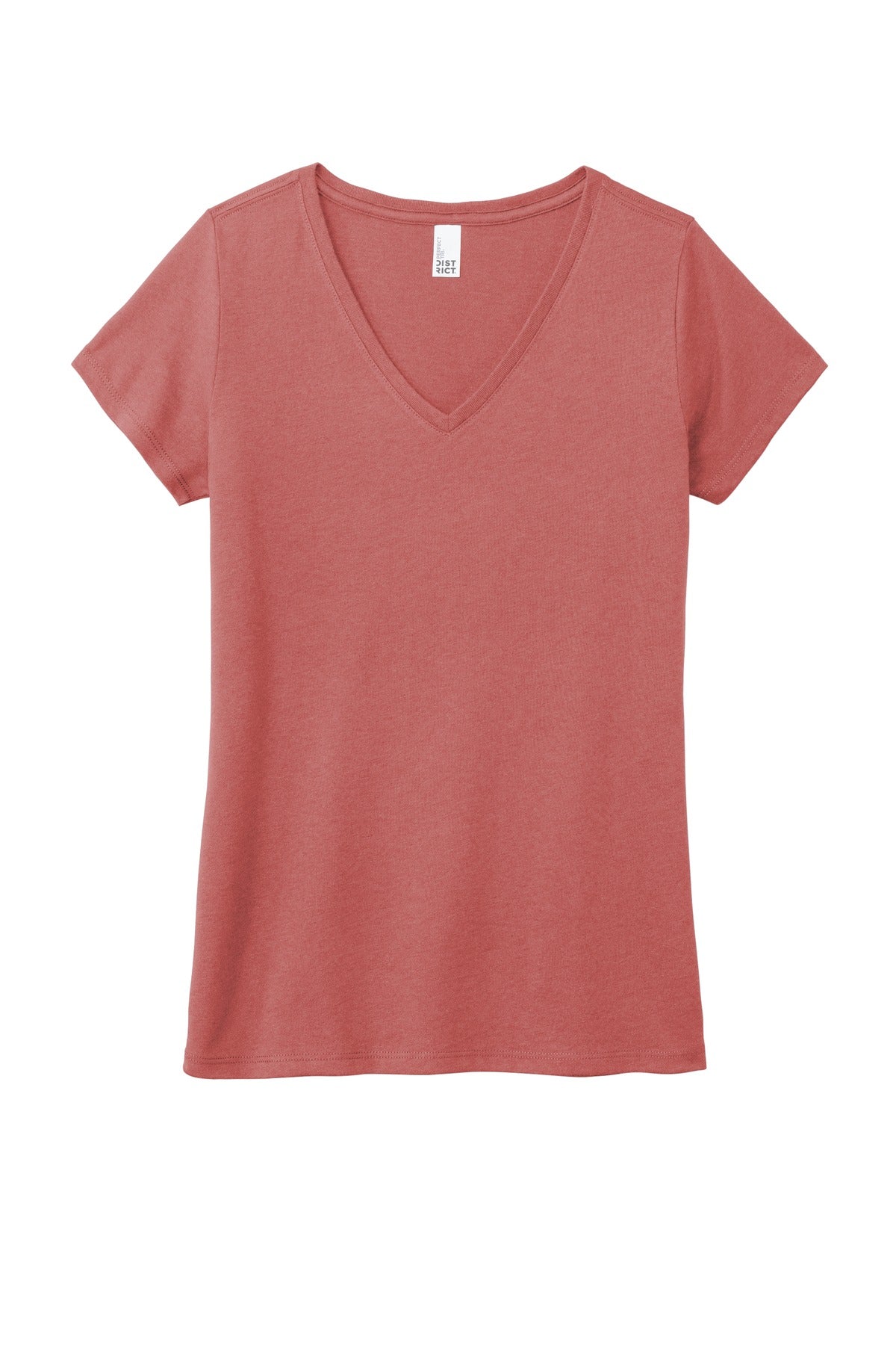 District Women's Perfect Tri V-Neck Tee. DM1350L (Choose Your Design)