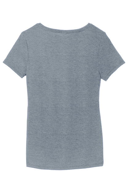 District Women's Perfect Tri V-Neck Tee. DM1350L (Choose Your Design)