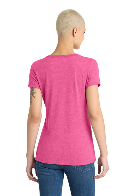 District Women's Perfect Tri V-Neck Tee. DM1350L (Choose Your Design)