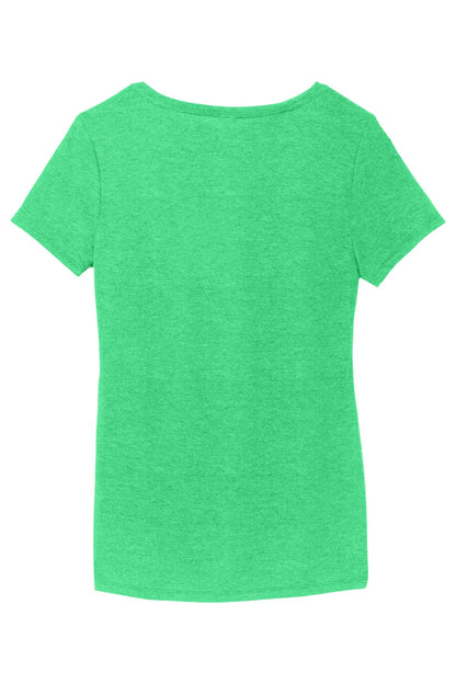 District Women's Perfect Tri V-Neck Tee. DM1350L (Choose Your Design)