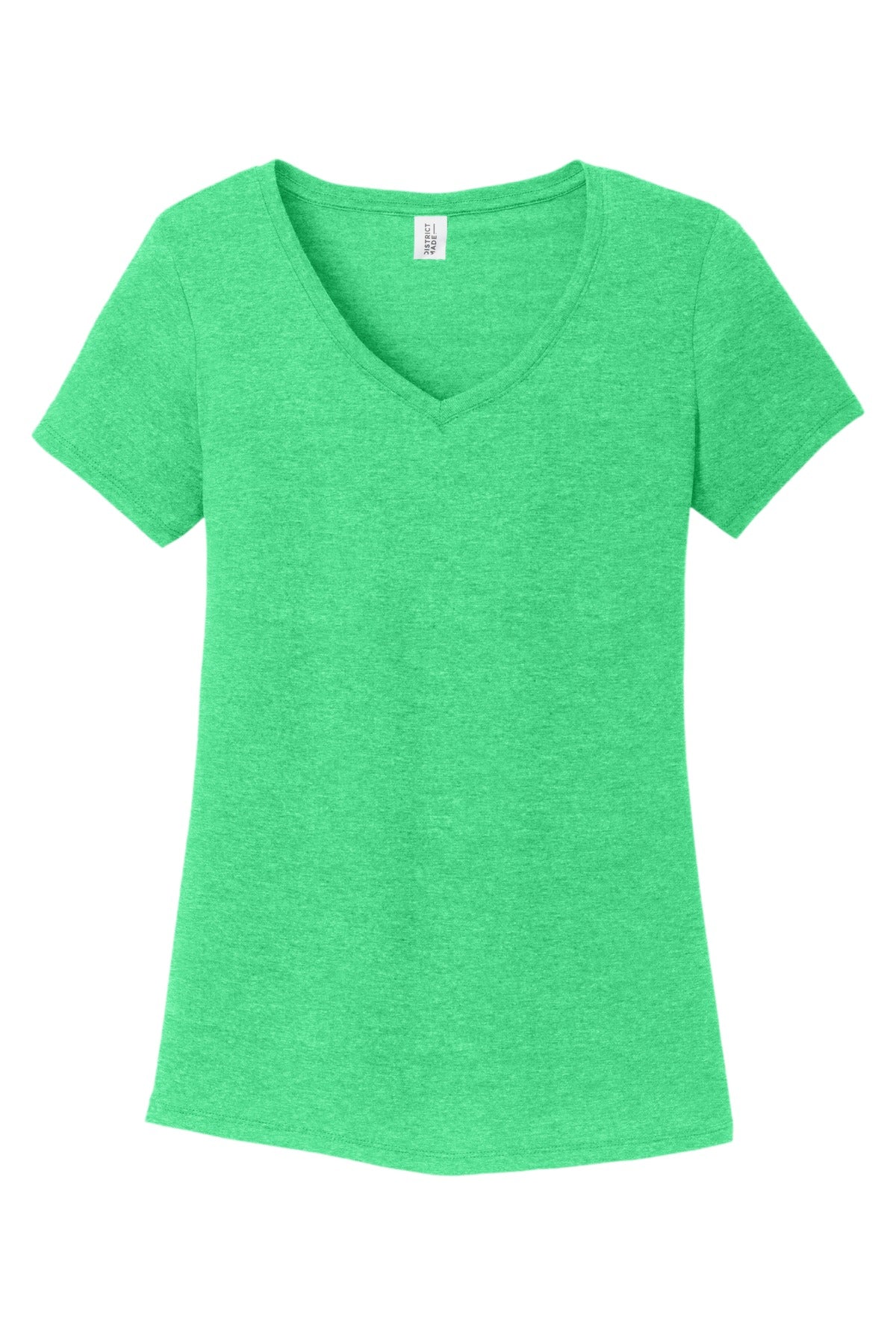 District Women's Perfect Tri V-Neck Tee. DM1350L (Choose Your Design)