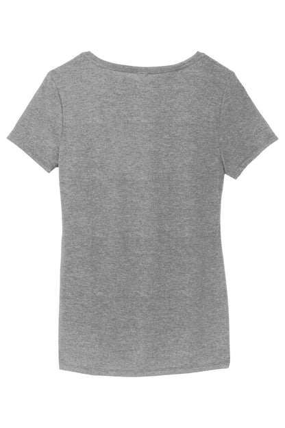 District Women's Perfect Tri V-Neck Tee. DM1350L (Choose Your Design)