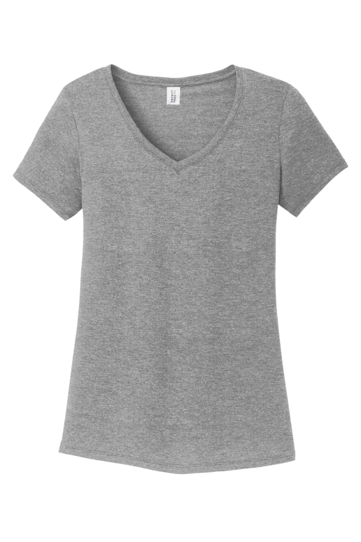 District Women's Perfect Tri V-Neck Tee. DM1350L (Choose Your Design)