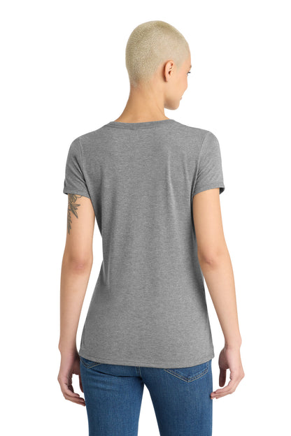 District Women's Perfect Tri V-Neck Tee. DM1350L (Choose Your Design)