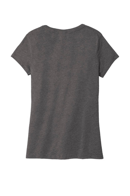 District Women's Perfect Tri V-Neck Tee. DM1350L (Choose Your Design)