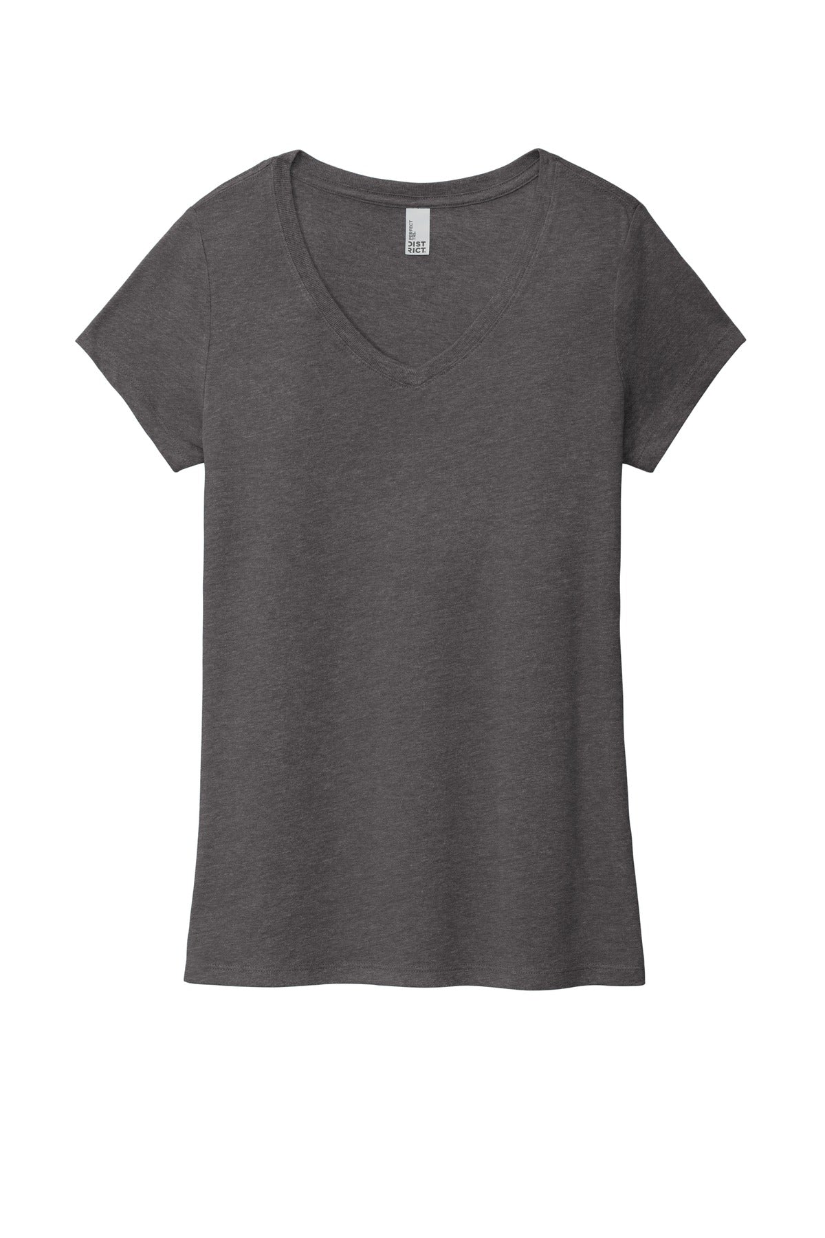 District Women's Perfect Tri V-Neck Tee. DM1350L (Choose Your Design)