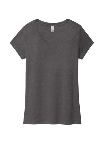 District Women's Perfect Tri V-Neck Tee. DM1350L (Choose Your Design)