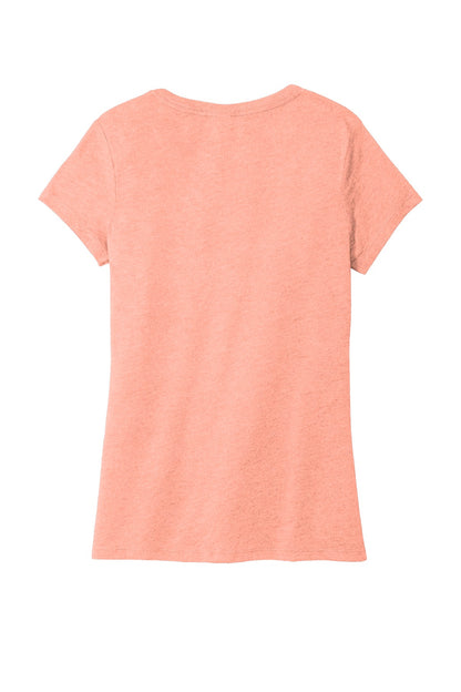 District Women's Perfect Tri V-Neck Tee. DM1350L (Choose Your Design)