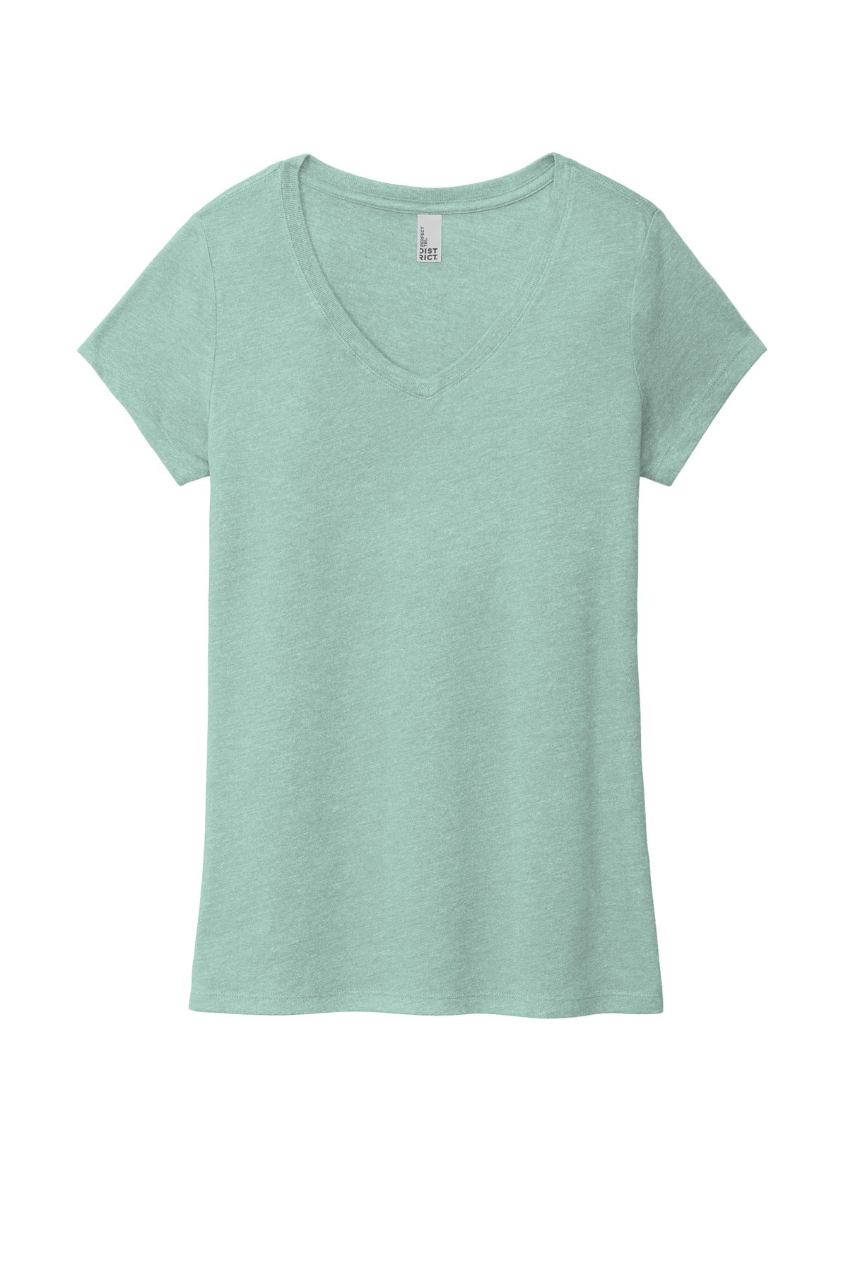 District Women's Perfect Tri V-Neck Tee. DM1350L (Choose Your Design)