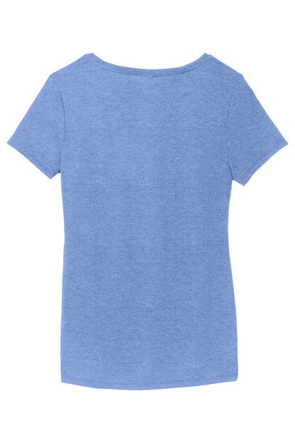 District Women's Perfect Tri V-Neck Tee. DM1350L (Choose Your Design)