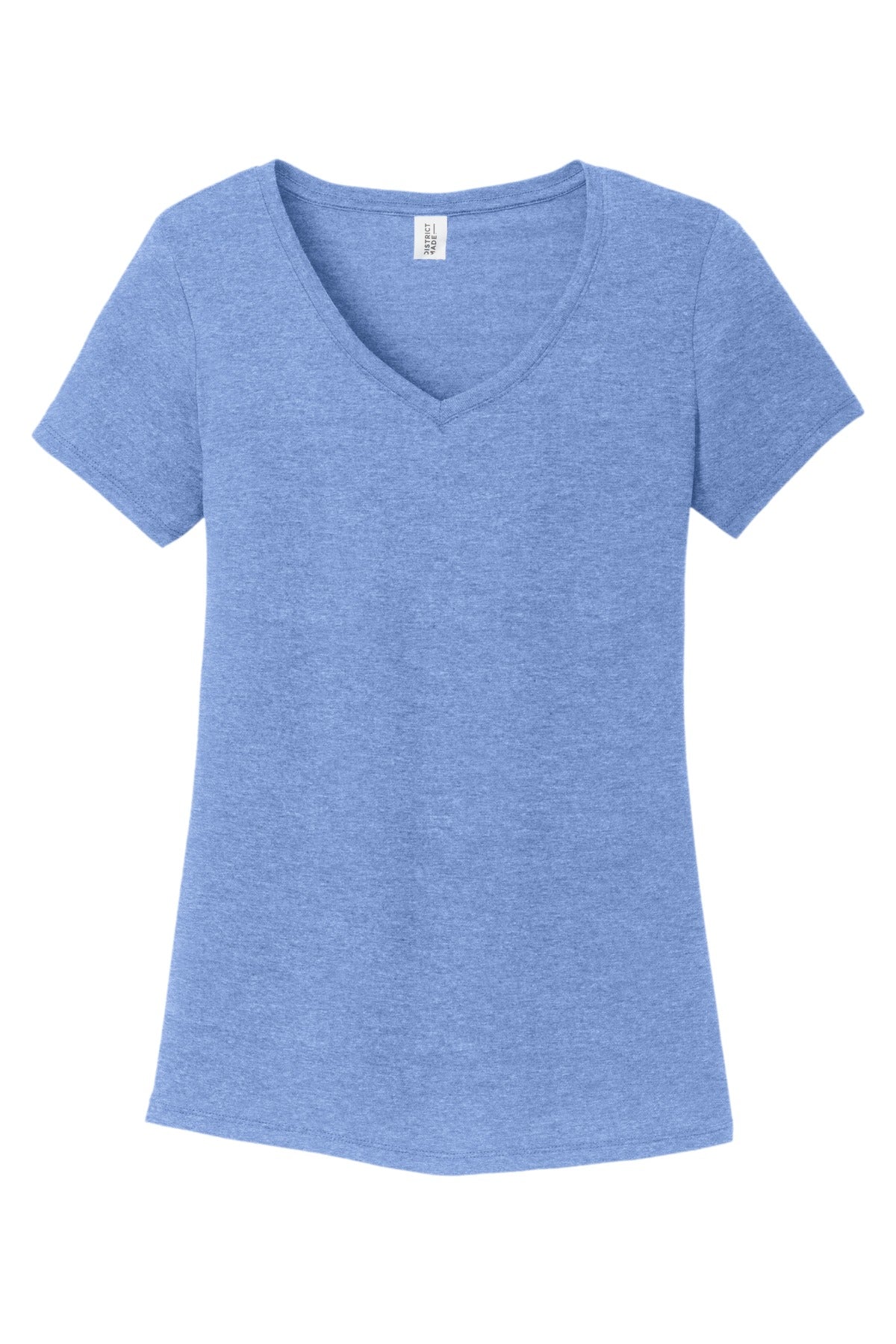 District Women's Perfect Tri V-Neck Tee. DM1350L (Choose Your Design)