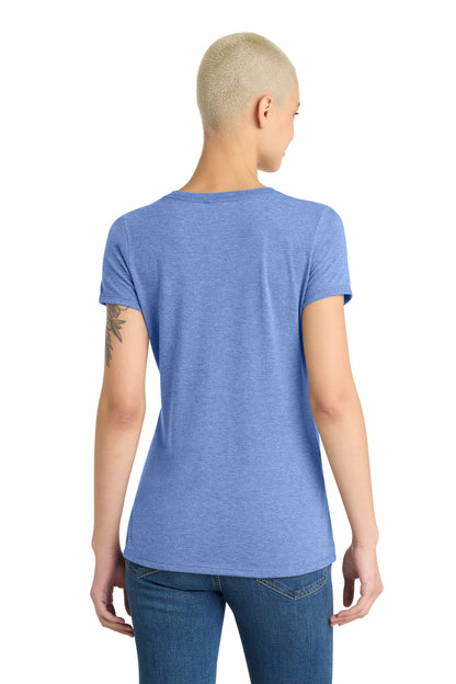 District Women's Perfect Tri V-Neck Tee. DM1350L (Choose Your Design)