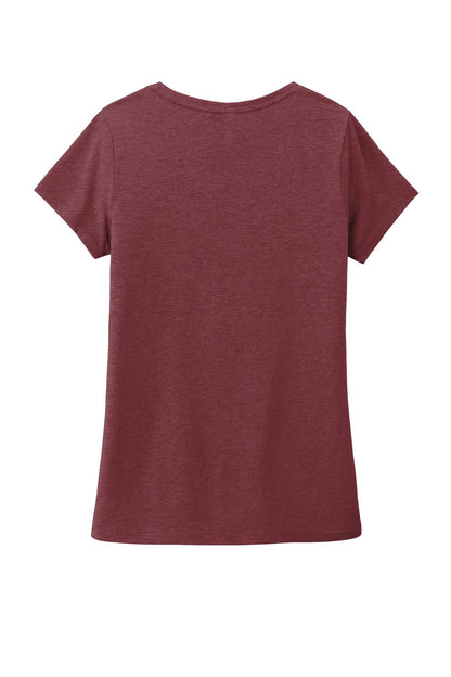 District Women's Perfect Tri V-Neck Tee. DM1350L (Choose Your Design)
