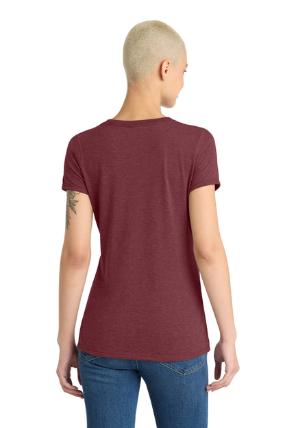 District Women's Perfect Tri V-Neck Tee. DM1350L (Choose Your Design)