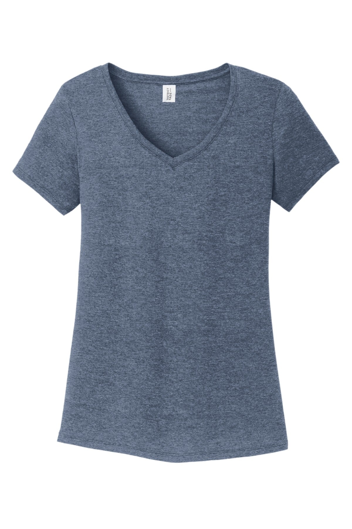 District Women's Perfect Tri V-Neck Tee. DM1350L (Choose Your Design)