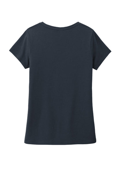 District Women's Perfect Tri V-Neck Tee. DM1350L (Choose Your Design)