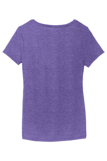 District Women's Perfect Tri V-Neck Tee. DM1350L (Choose Your Design)