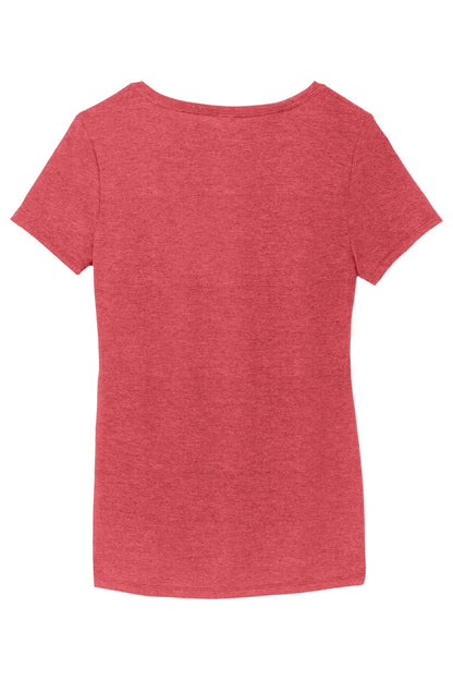 District Women's Perfect Tri V-Neck Tee. DM1350L (Choose Your Design)
