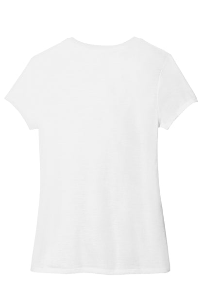 District Women's Perfect Tri V-Neck Tee. DM1350L (Choose Your Design)