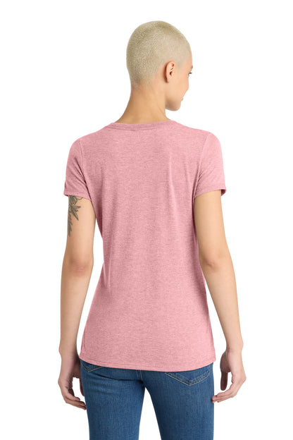 District Women's Perfect Tri V-Neck Tee. DM1350L (Choose Your Design)
