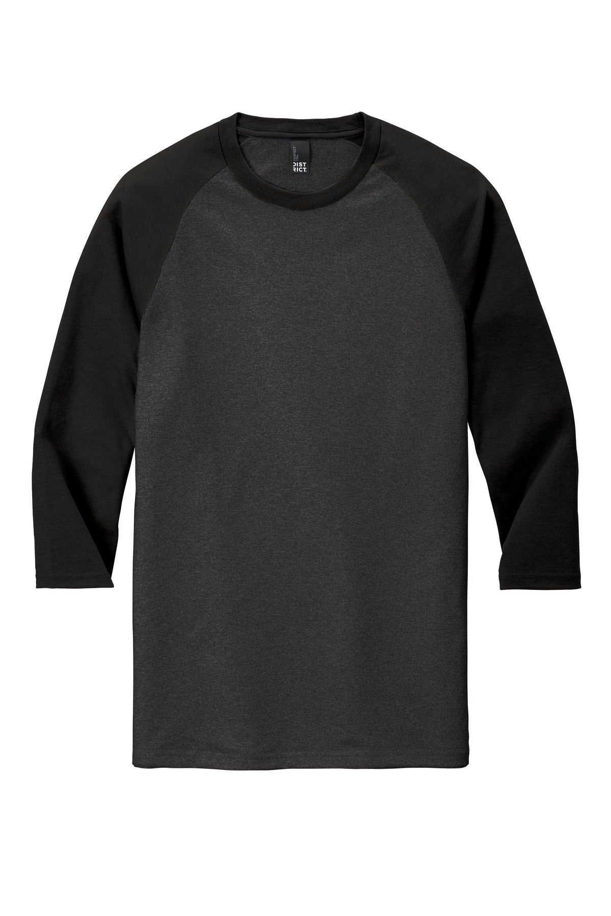 District  Perfect Tri 3/4-Sleeve Raglan. DM136 (Choose Your Logo)