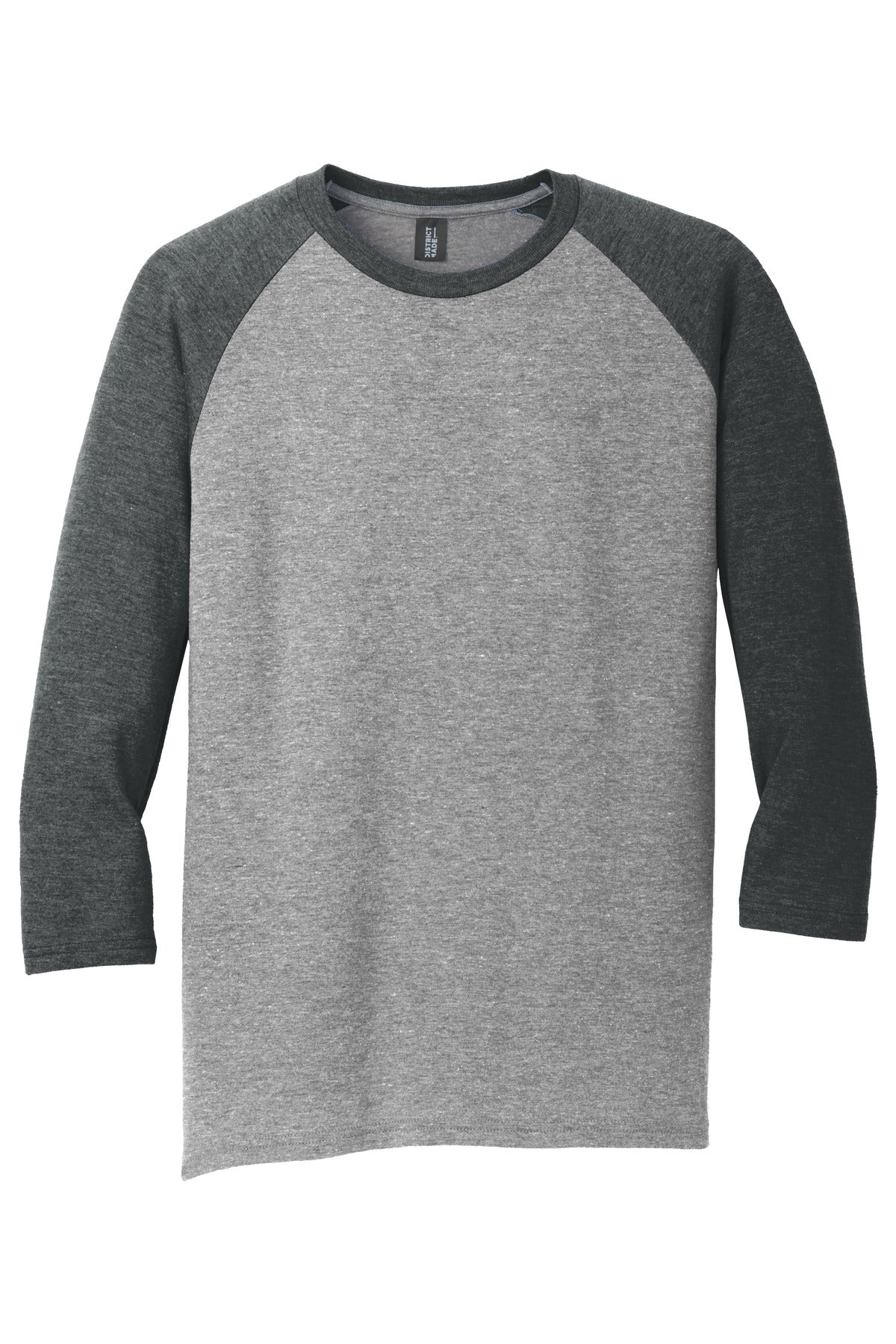District  Perfect Tri 3/4-Sleeve Raglan. DM136 (Choose Your Logo)