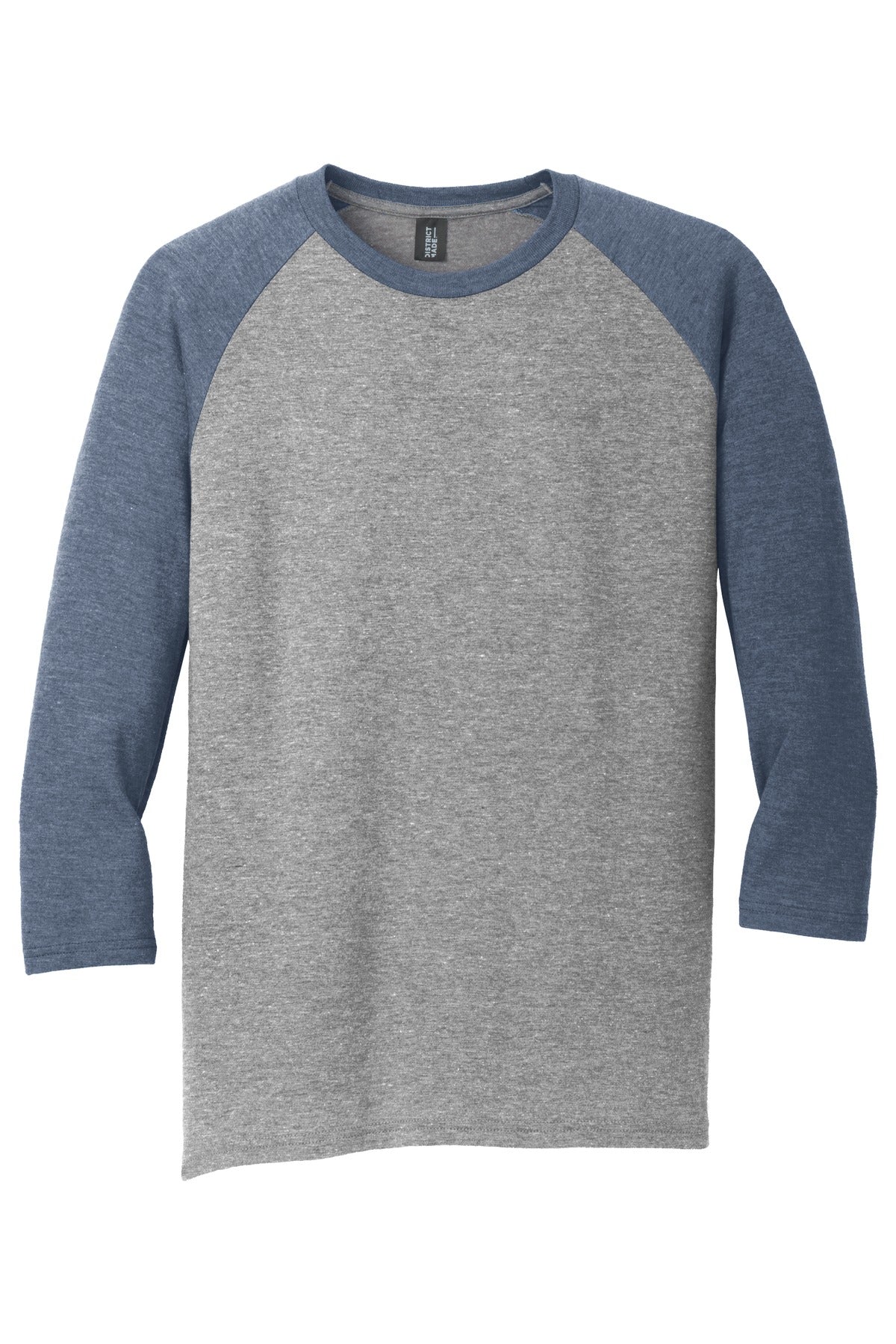 District  Perfect Tri 3/4-Sleeve Raglan. DM136 (Choose Your Logo)