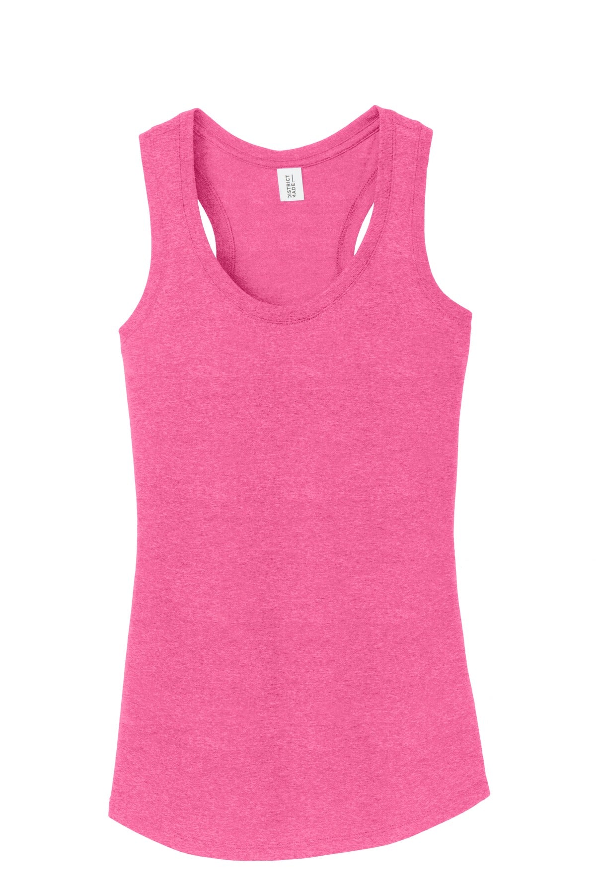 District  Women's Perfect Tri Racerback Tank. DM138L (Choose Your Logo)