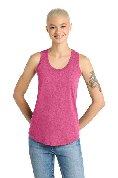 District  Women's Perfect Tri Racerback Tank. DM138L (Choose Your Logo)