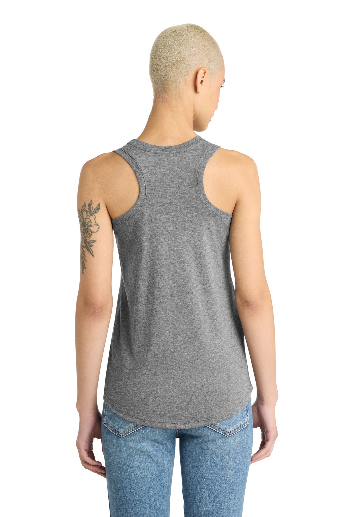 District  Women's Perfect Tri Racerback Tank. DM138L (Choose Your Logo)