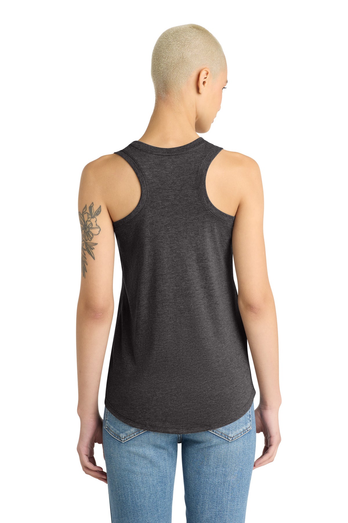 District  Women's Perfect Tri Racerback Tank. DM138L (Choose Your Logo)