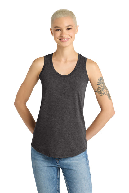 District  Women's Perfect Tri Racerback Tank. DM138L (Choose Your Logo)