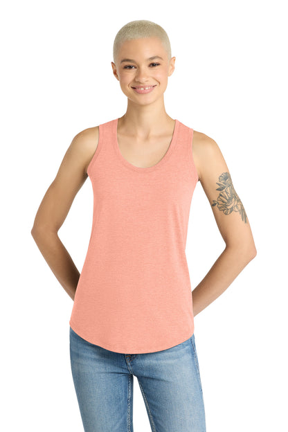 District  Women's Perfect Tri Racerback Tank. DM138L (Choose Your Logo)