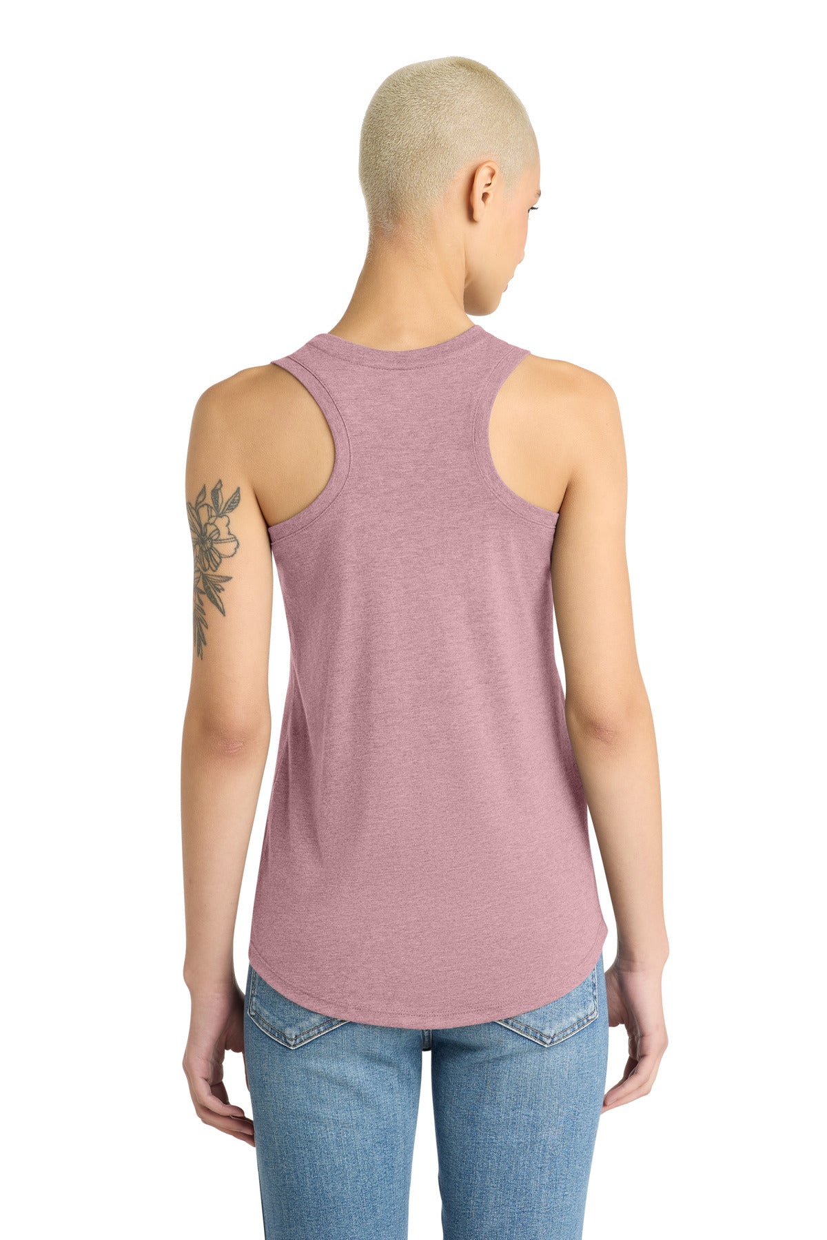 District  Women's Perfect Tri Racerback Tank. DM138L (Choose Your Logo)
