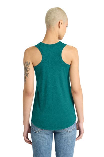 District  Women's Perfect Tri Racerback Tank. DM138L (Choose Your Logo)