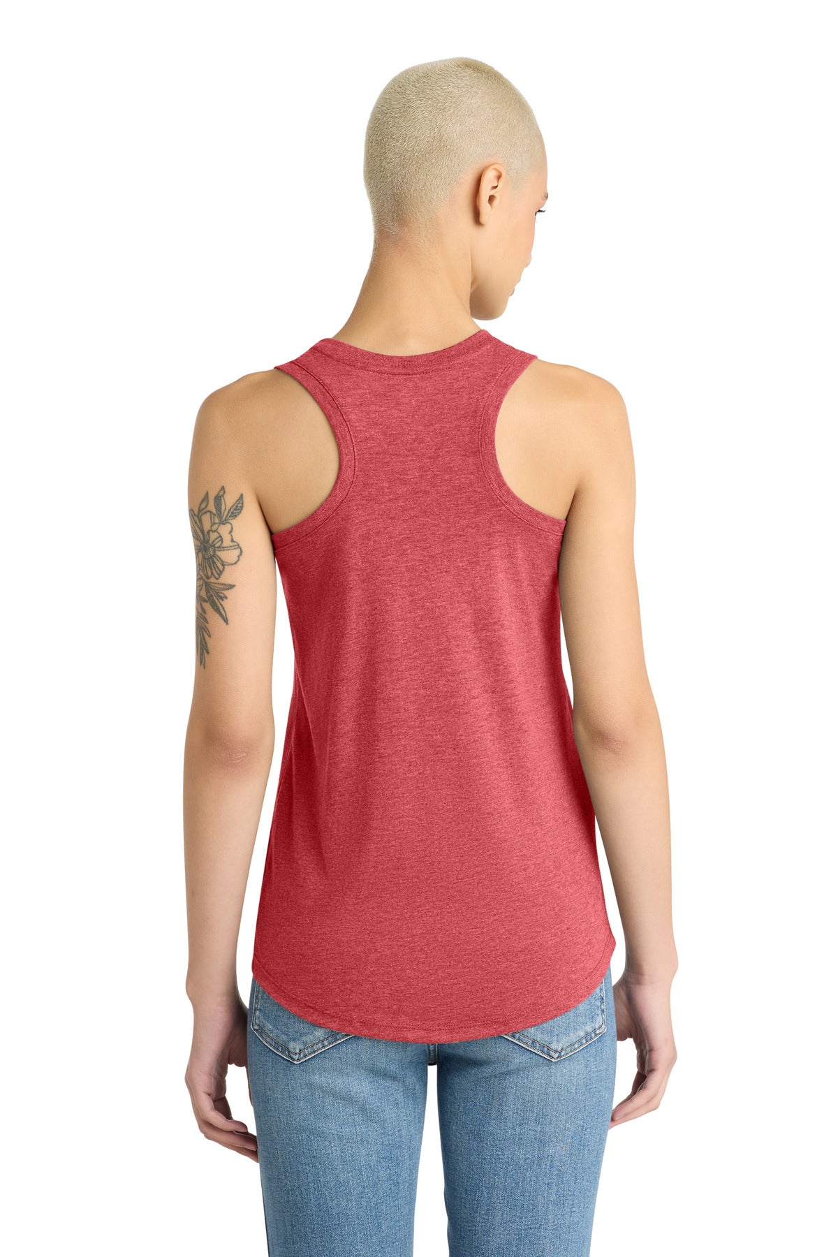 District  Women's Perfect Tri Racerback Tank. DM138L (Choose Your Logo)