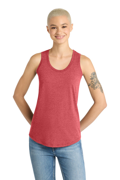 District  Women's Perfect Tri Racerback Tank. DM138L (Choose Your Logo)