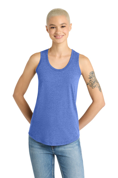District  Women's Perfect Tri Racerback Tank. DM138L (Choose Your Logo)