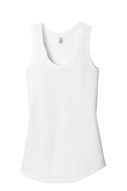 District  Women's Perfect Tri Racerback Tank. DM138L (Choose Your Logo)