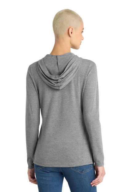 District Women's Perfect Tri Long Sleeve Hoodie. DM139L