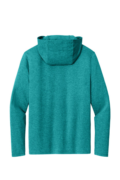 District Perfect Tri Long Sleeve Hoodie. DM139 (Choose Your Design)