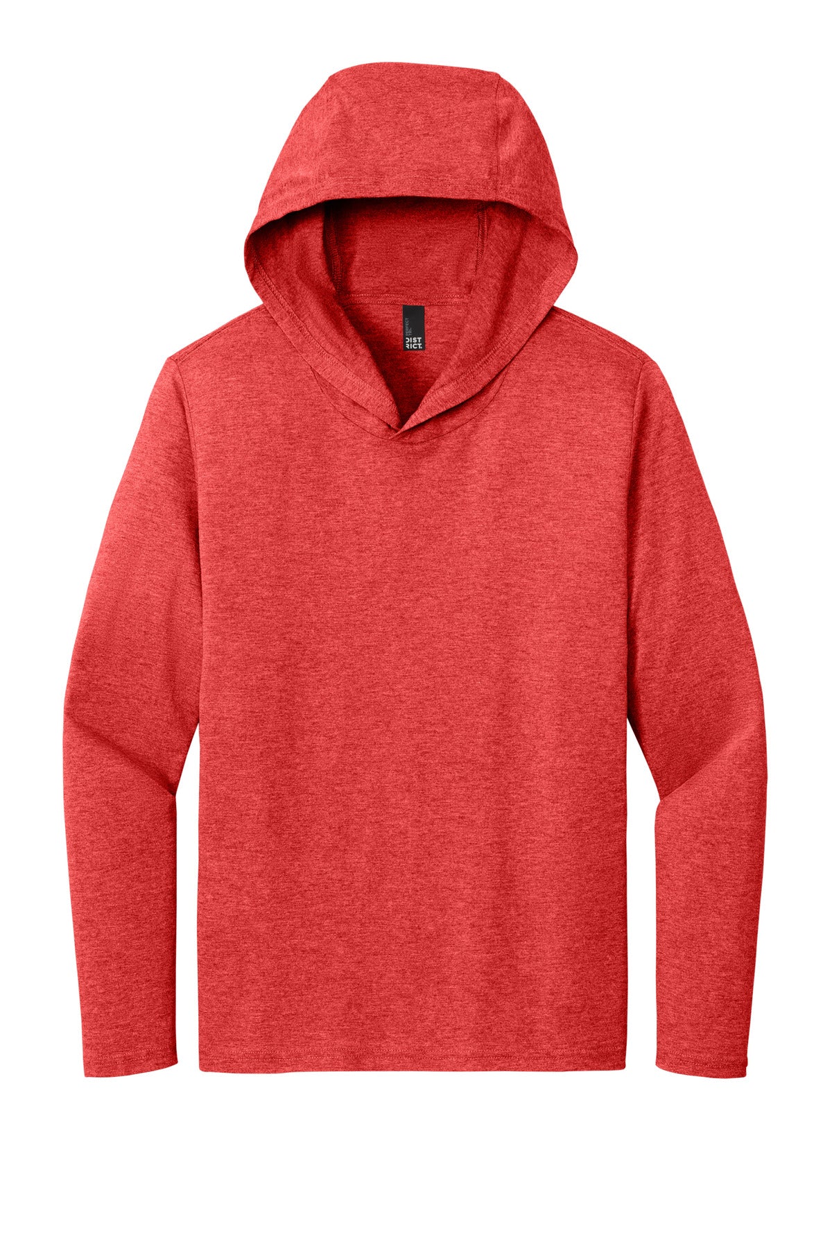District Perfect Tri Long Sleeve Hoodie. DM139 (Choose Your Design)