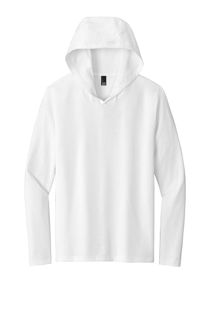 District Perfect Tri Long Sleeve Hoodie. DM139 (Choose Your Design)