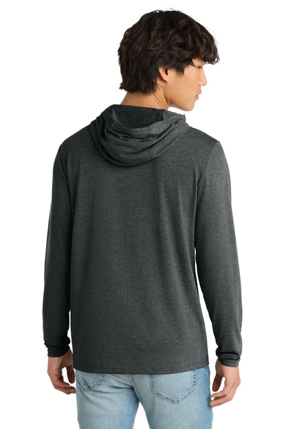 District Perfect Tri Long Sleeve Hoodie. DM139 (Choose Your Design)