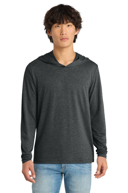 District Perfect Tri Long Sleeve Hoodie. DM139 (Choose Your Design)