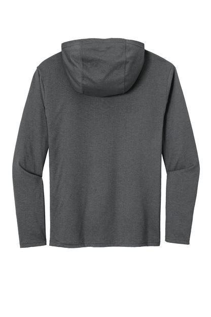 District Perfect Tri Long Sleeve Hoodie. DM139 (Choose Your Design)