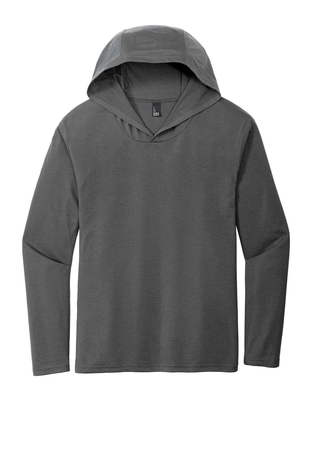 District Perfect Tri Long Sleeve Hoodie. DM139 (Choose Your Design)